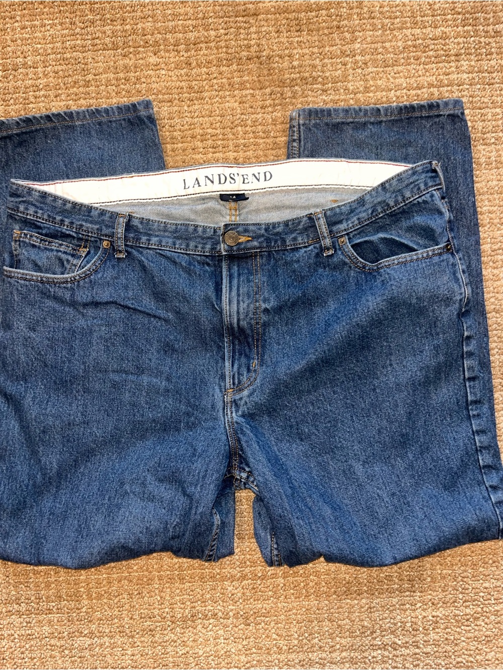 Lands' End Men's Blue Jeans Size 44